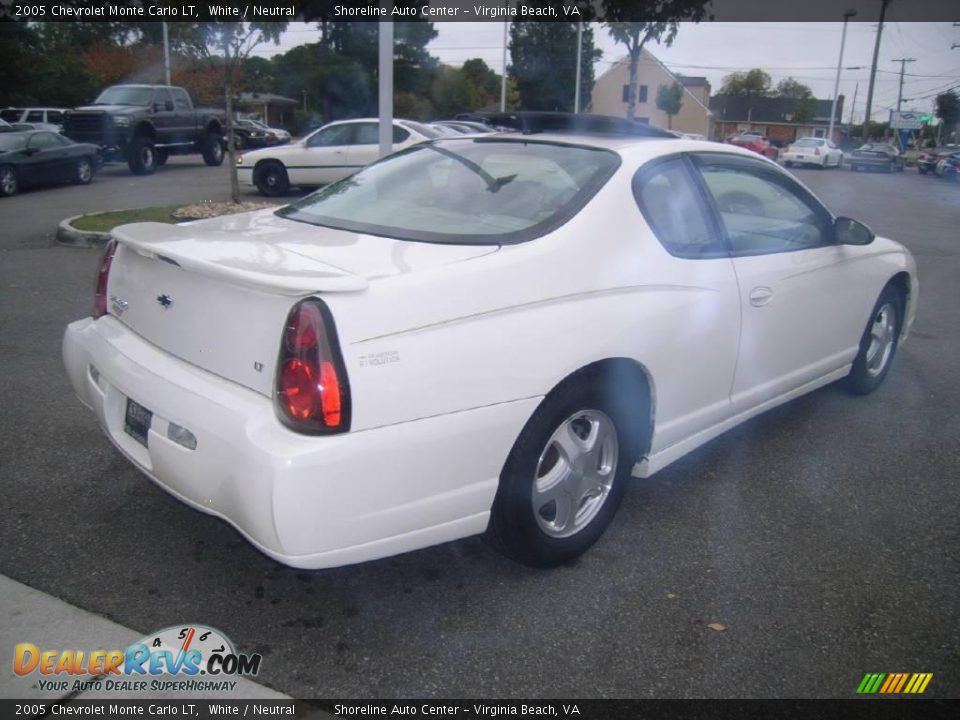 2005 Chevrolet Monte Carlo LT White / Neutral Photo #6