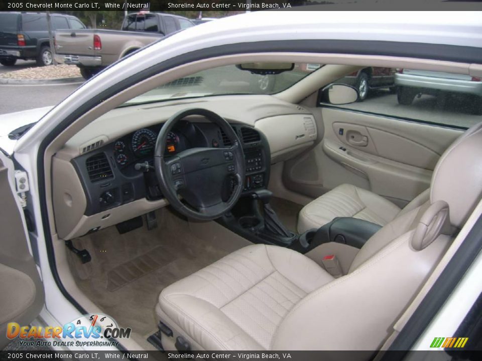 2005 Chevrolet Monte Carlo LT White / Neutral Photo #14