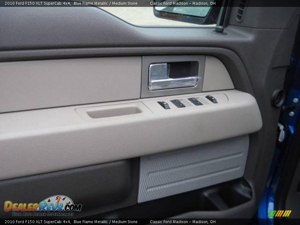 2010 Ford F150 XLT SuperCab 4x4 Blue Flame Metallic / Medium Stone Photo #6
