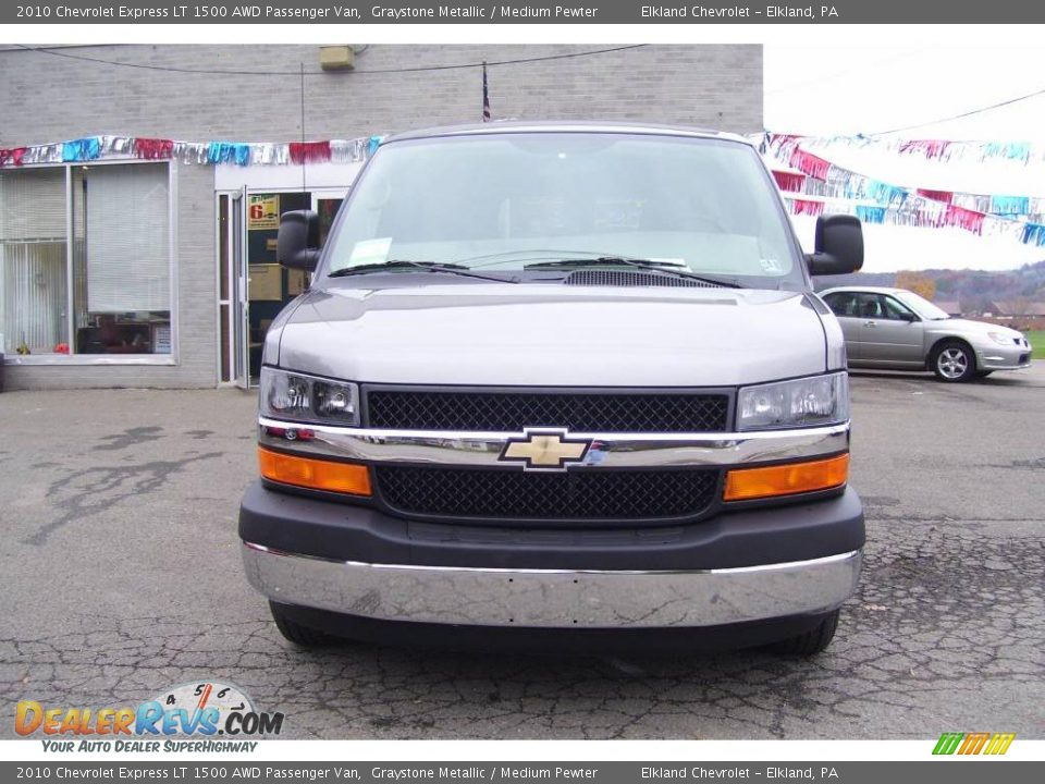 2010 Chevrolet Express LT 1500 AWD Passenger Van Graystone Metallic / Medium Pewter Photo #2