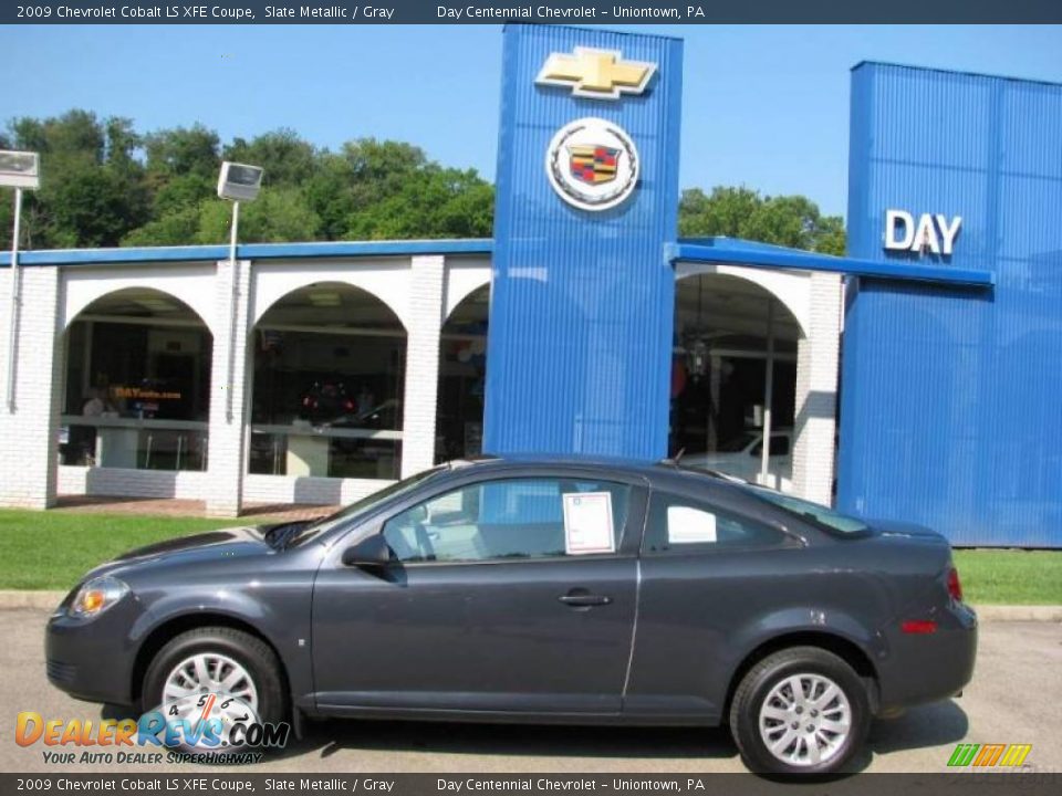 2009 Chevrolet Cobalt LS XFE Coupe Slate Metallic / Gray Photo #2