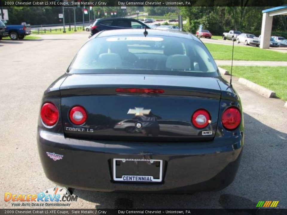 2009 Chevrolet Cobalt LS XFE Coupe Slate Metallic / Gray Photo #3