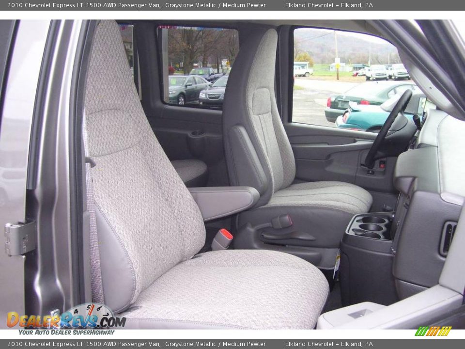 2010 Chevrolet Express LT 1500 AWD Passenger Van Graystone Metallic / Medium Pewter Photo #22