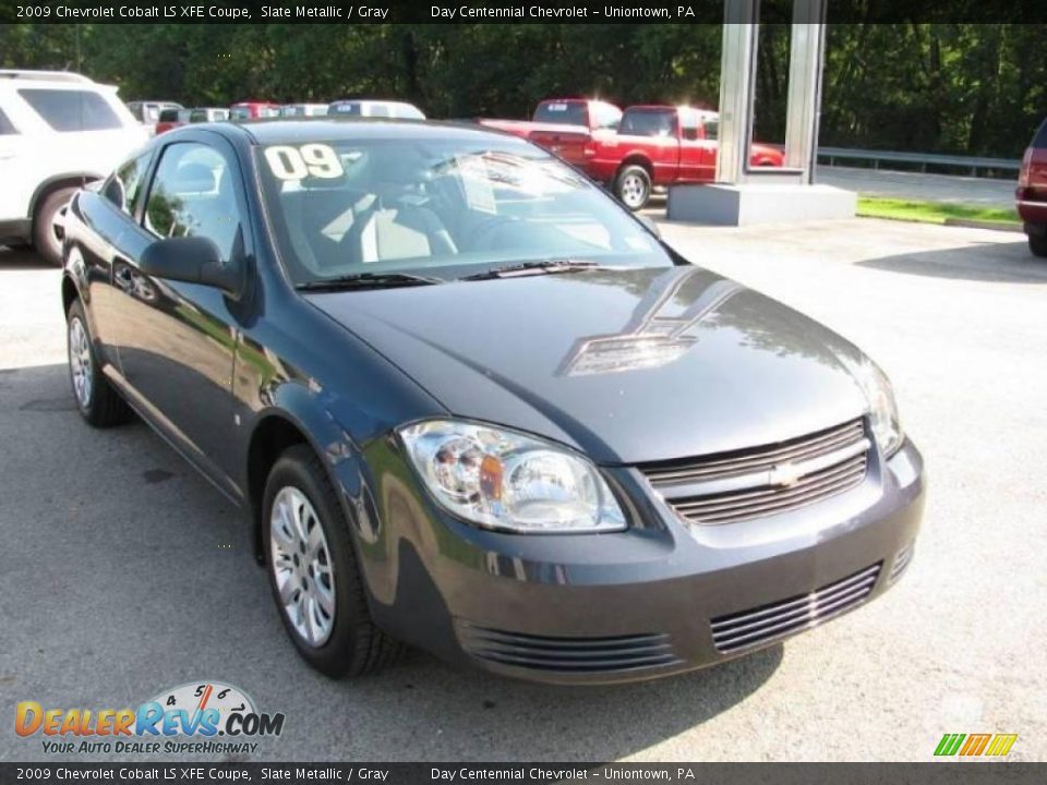2009 Chevrolet Cobalt LS XFE Coupe Slate Metallic / Gray Photo #4