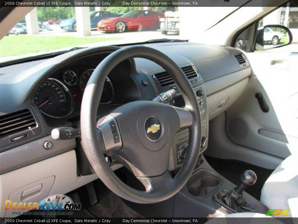 2009 Chevrolet Cobalt LS XFE Coupe Slate Metallic / Gray Photo #7