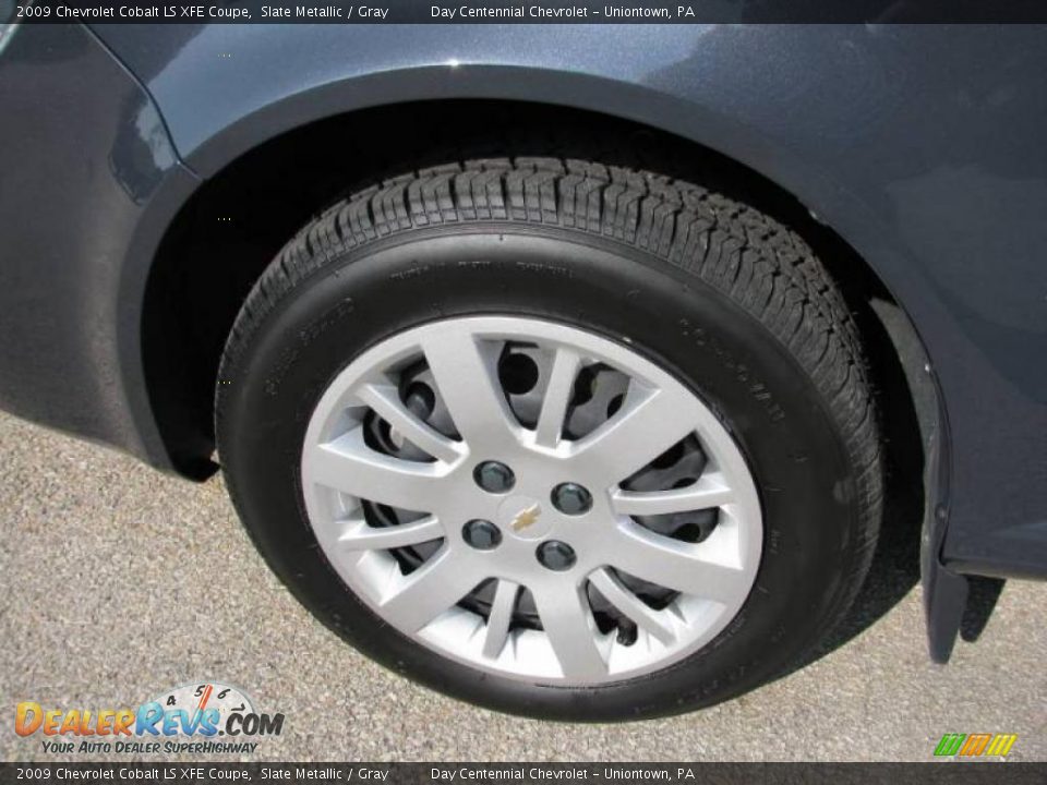 2009 Chevrolet Cobalt LS XFE Coupe Slate Metallic / Gray Photo #14