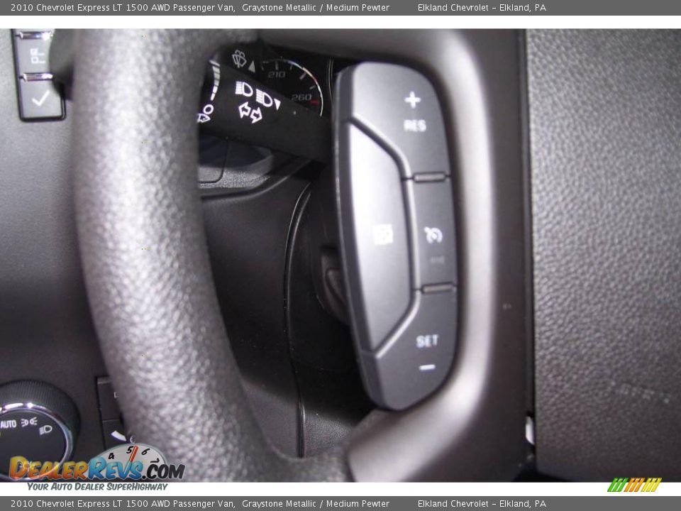 2010 Chevrolet Express LT 1500 AWD Passenger Van Graystone Metallic / Medium Pewter Photo #34