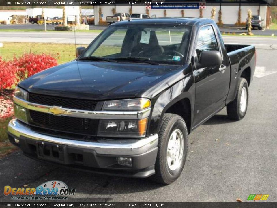 2007 Chevrolet Colorado LT Regular Cab Black / Medium Pewter Photo #2