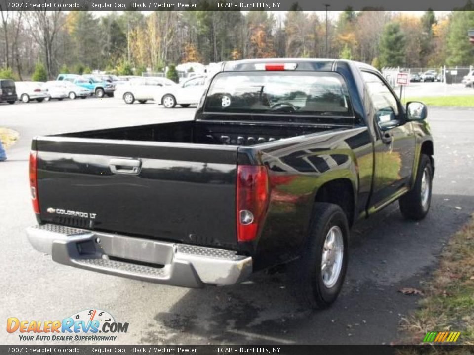 2007 Chevrolet Colorado LT Regular Cab Black / Medium Pewter Photo #4