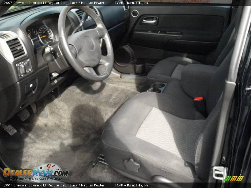 2007 Chevrolet Colorado LT Regular Cab Black / Medium Pewter Photo #7