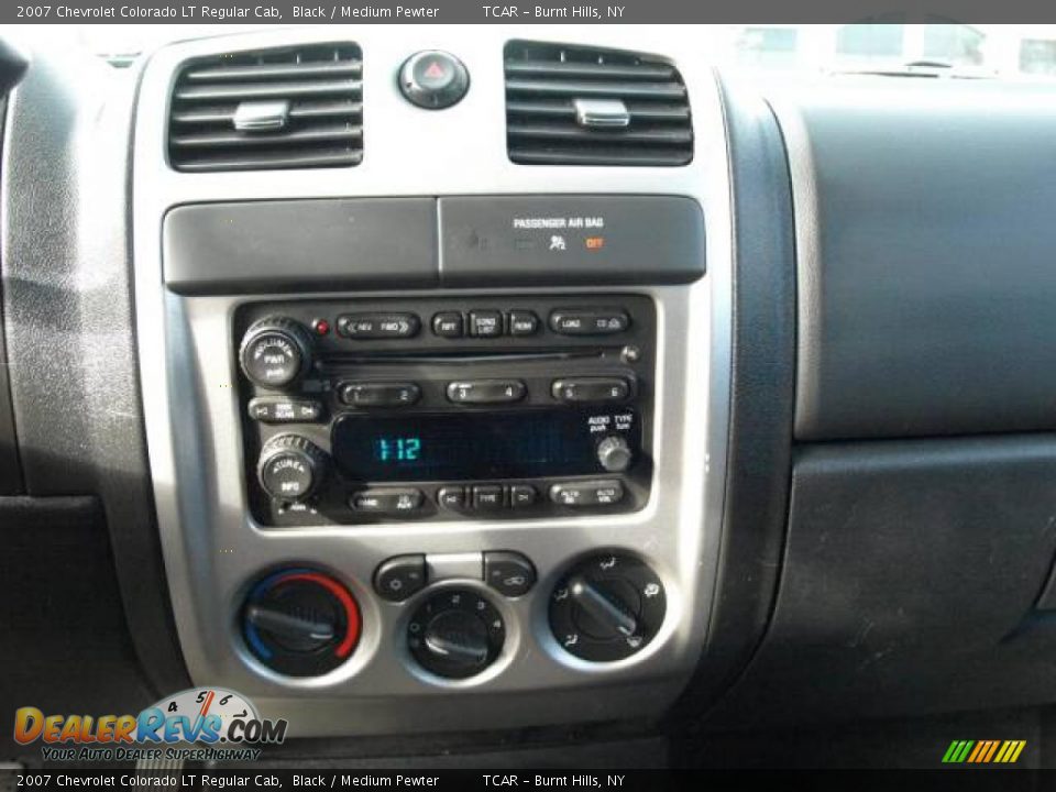 2007 Chevrolet Colorado LT Regular Cab Black / Medium Pewter Photo #11