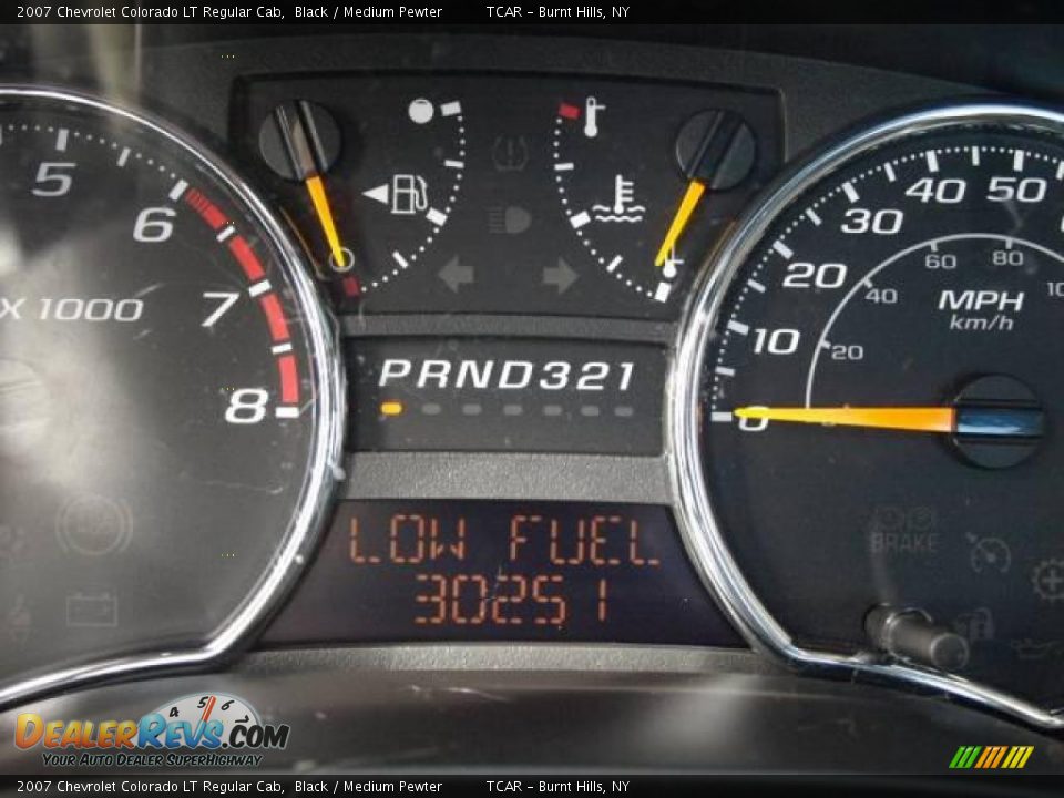 2007 Chevrolet Colorado LT Regular Cab Black / Medium Pewter Photo #12