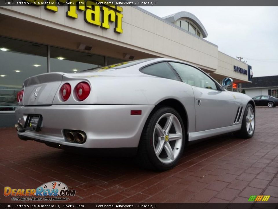 2002 Ferrari 575M Maranello F1 Silver / Black Photo #3