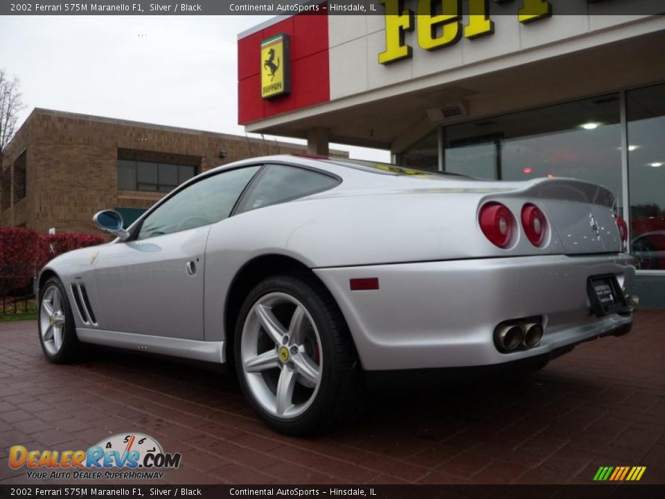 2002 Ferrari 575M Maranello F1 Silver / Black Photo #4