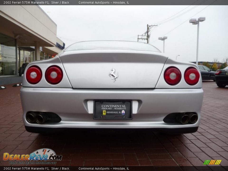 2002 Ferrari 575M Maranello F1 Silver / Black Photo #10