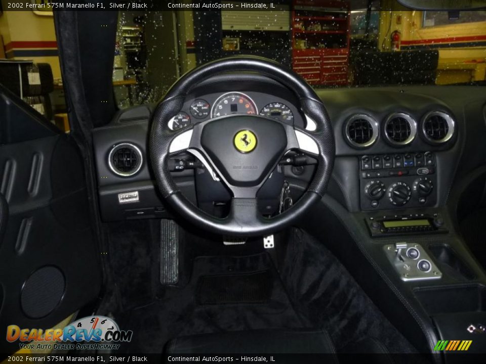2002 Ferrari 575M Maranello F1 Silver / Black Photo #14