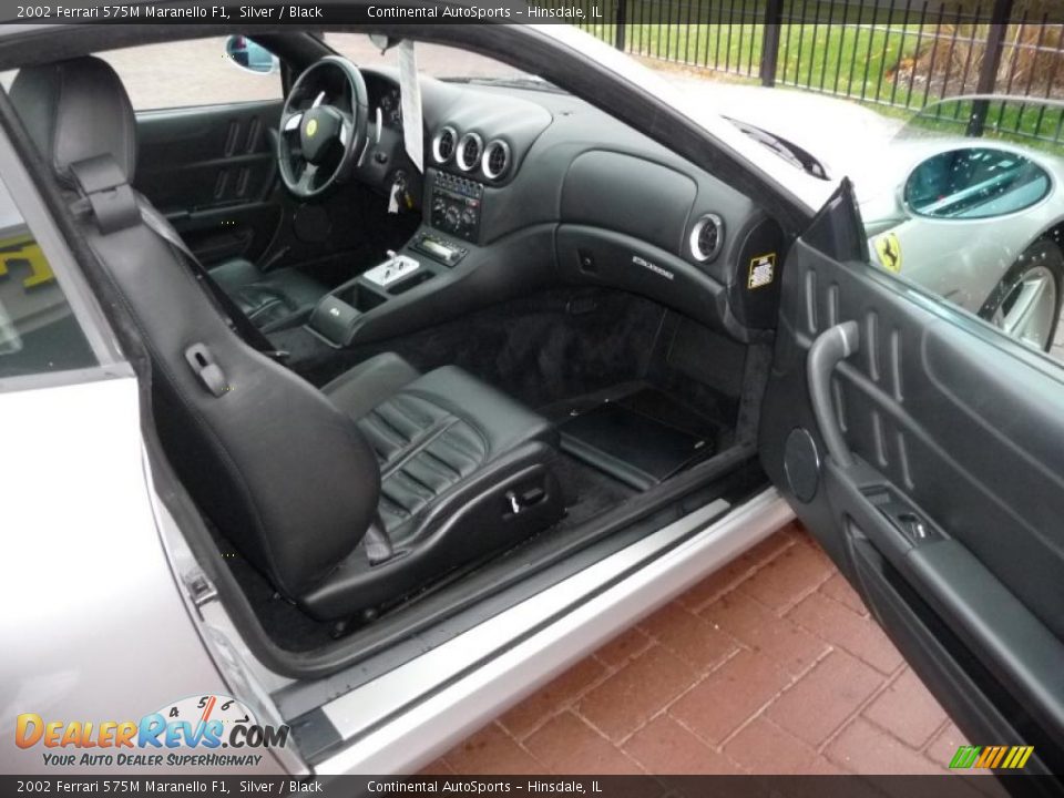 2002 Ferrari 575M Maranello F1 Silver / Black Photo #19