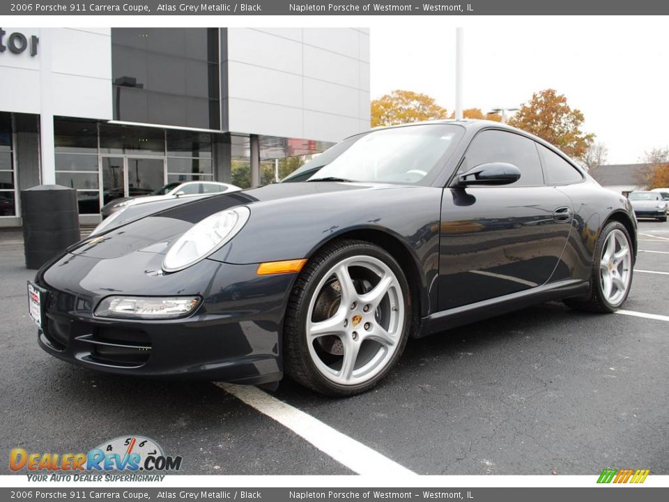 2006 Porsche 911 Carrera Coupe Atlas Grey Metallic / Black Photo #1