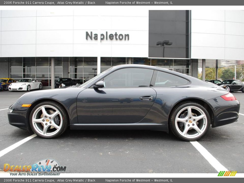 2006 Porsche 911 Carrera Coupe Atlas Grey Metallic / Black Photo #8