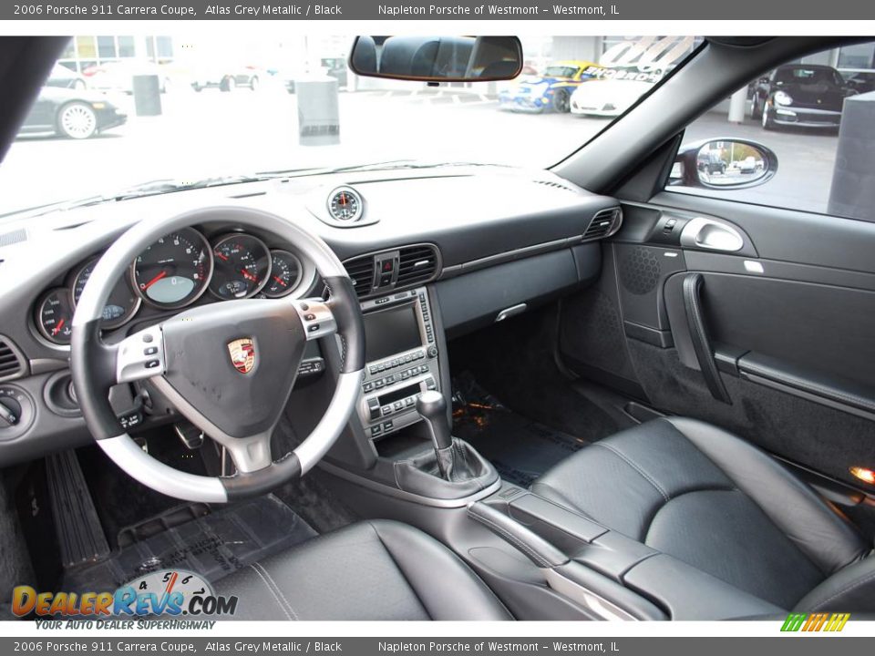 2006 Porsche 911 Carrera Coupe Atlas Grey Metallic / Black Photo #9