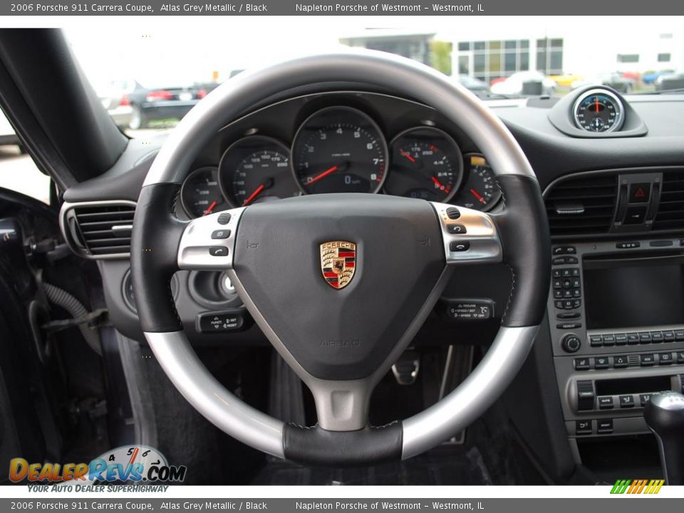 2006 Porsche 911 Carrera Coupe Atlas Grey Metallic / Black Photo #11