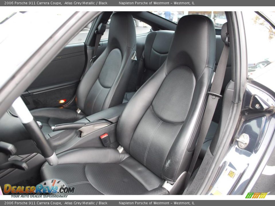 2006 Porsche 911 Carrera Coupe Atlas Grey Metallic / Black Photo #16