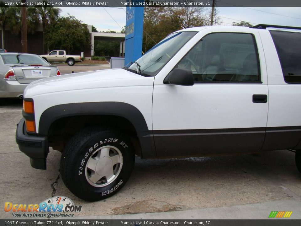 1997 Chevrolet Tahoe Z71 4x4 Olympic White / Pewter Photo #22