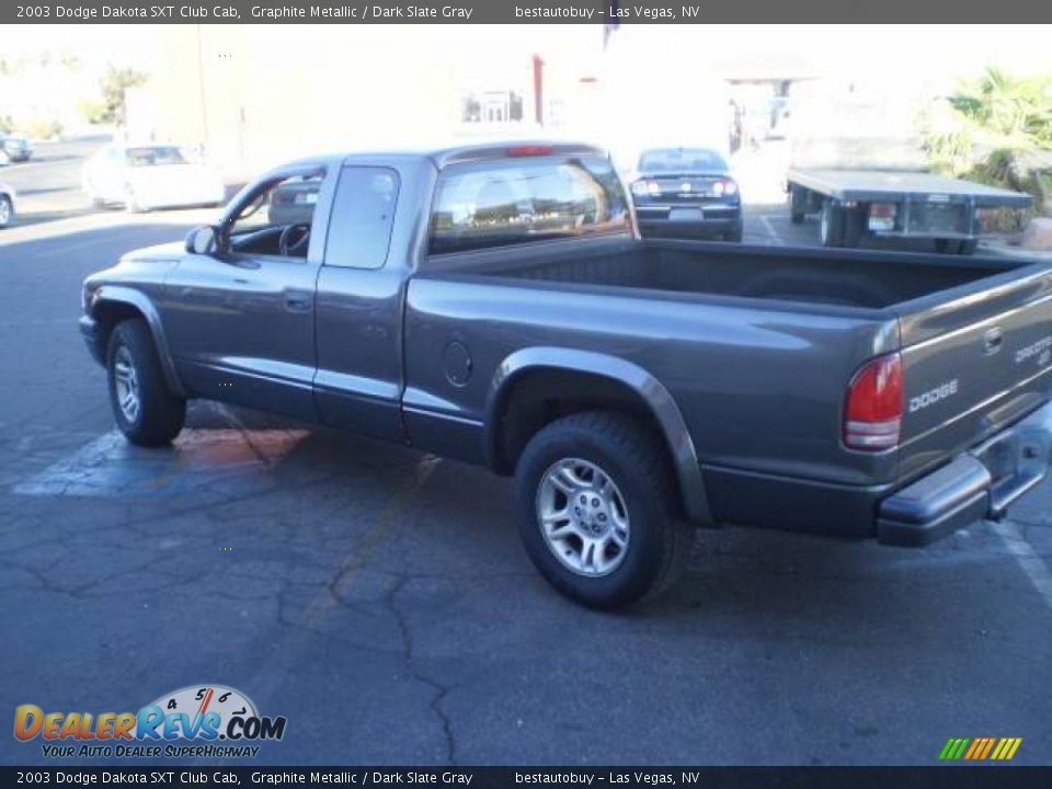 2003 Dodge Dakota SXT Club Cab Graphite Metallic / Dark Slate Gray Photo #1