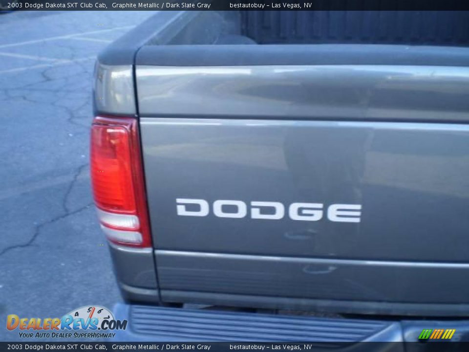 2003 Dodge Dakota SXT Club Cab Graphite Metallic / Dark Slate Gray Photo #18