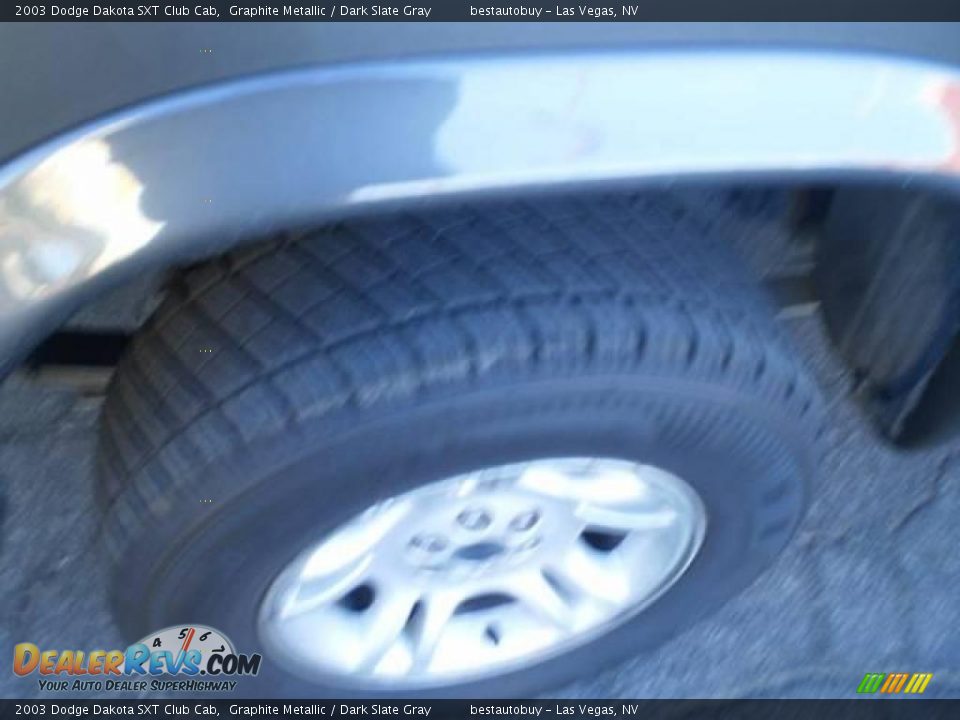 2003 Dodge Dakota SXT Club Cab Graphite Metallic / Dark Slate Gray Photo #20
