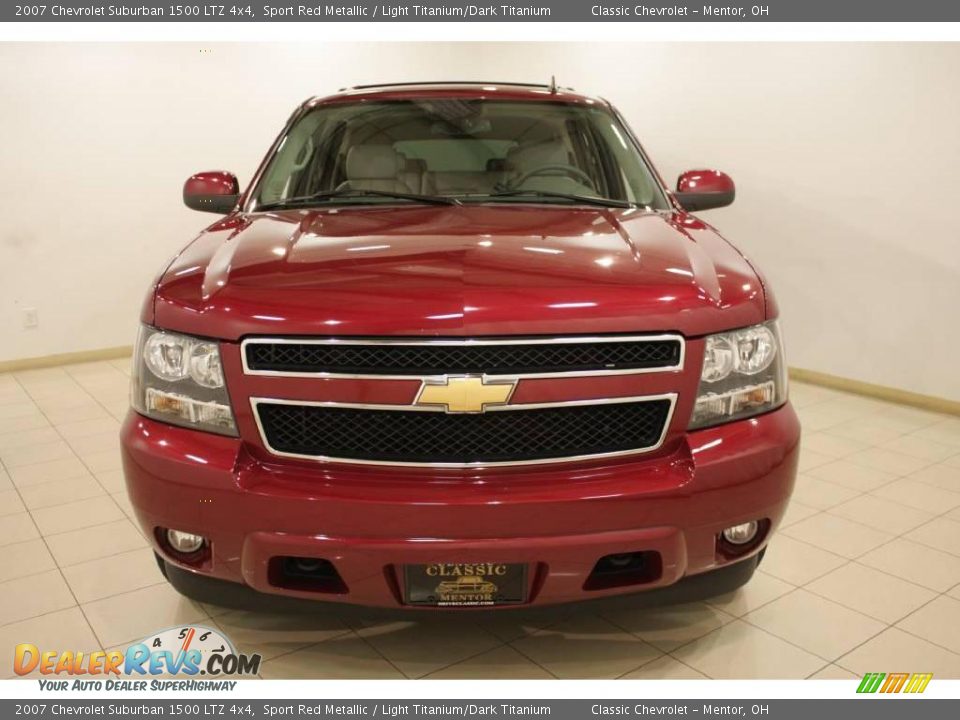 2007 Chevrolet Suburban 1500 LTZ 4x4 Sport Red Metallic / Light Titanium/Dark Titanium Photo #2