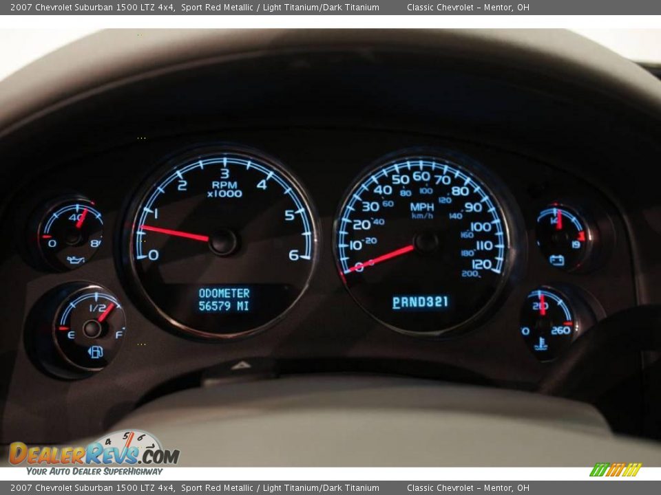 2007 Chevrolet Suburban 1500 LTZ 4x4 Sport Red Metallic / Light Titanium/Dark Titanium Photo #11