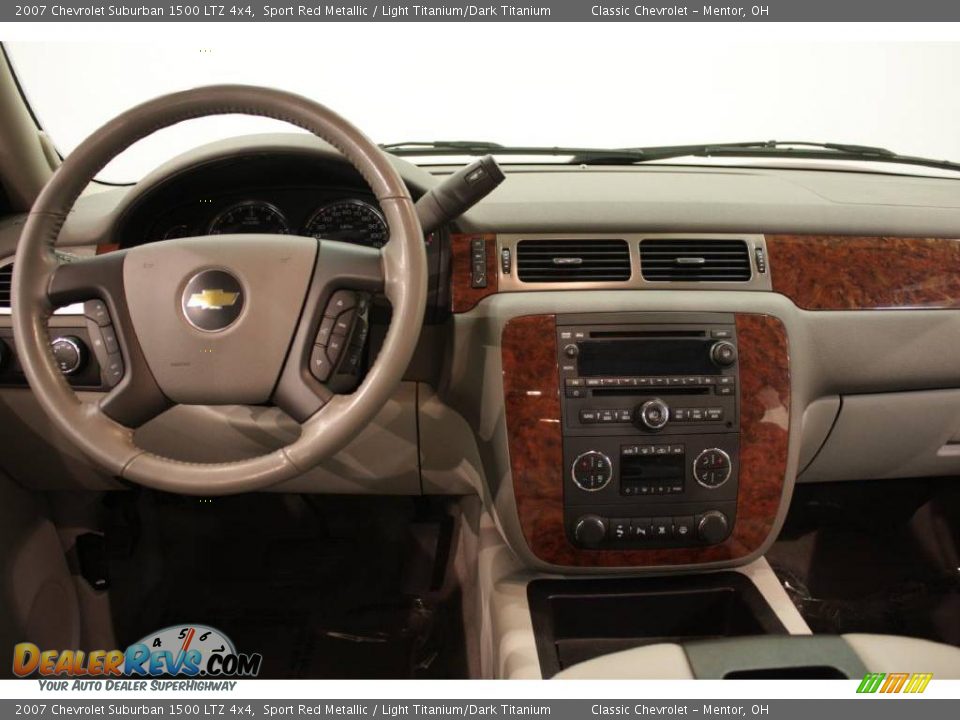 2007 Chevrolet Suburban 1500 LTZ 4x4 Sport Red Metallic / Light Titanium/Dark Titanium Photo #20
