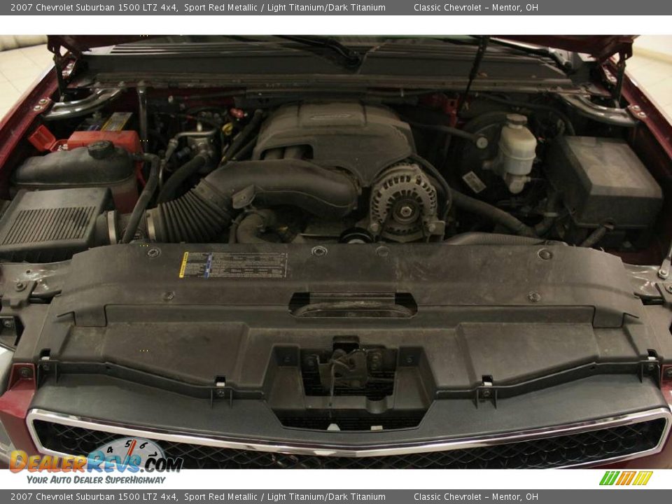 2007 Chevrolet Suburban 1500 LTZ 4x4 Sport Red Metallic / Light Titanium/Dark Titanium Photo #24