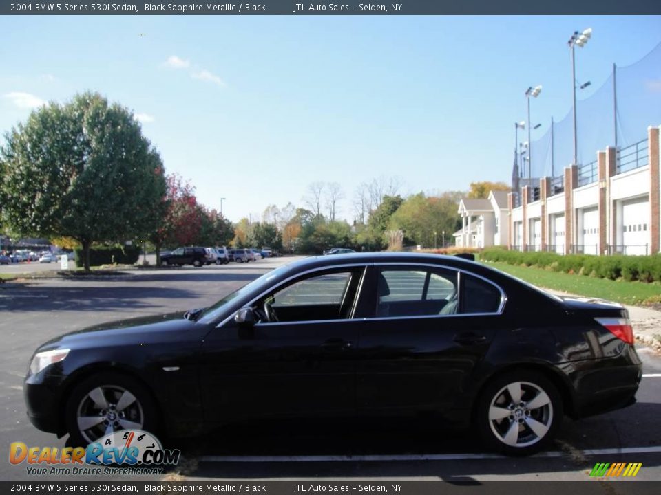 2004 BMW 5 Series 530i Sedan Black Sapphire Metallic / Black Photo #2