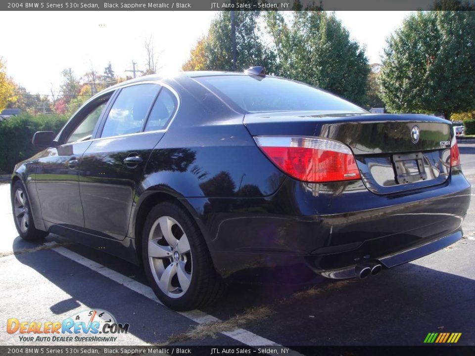 2004 BMW 5 Series 530i Sedan Black Sapphire Metallic / Black Photo #3