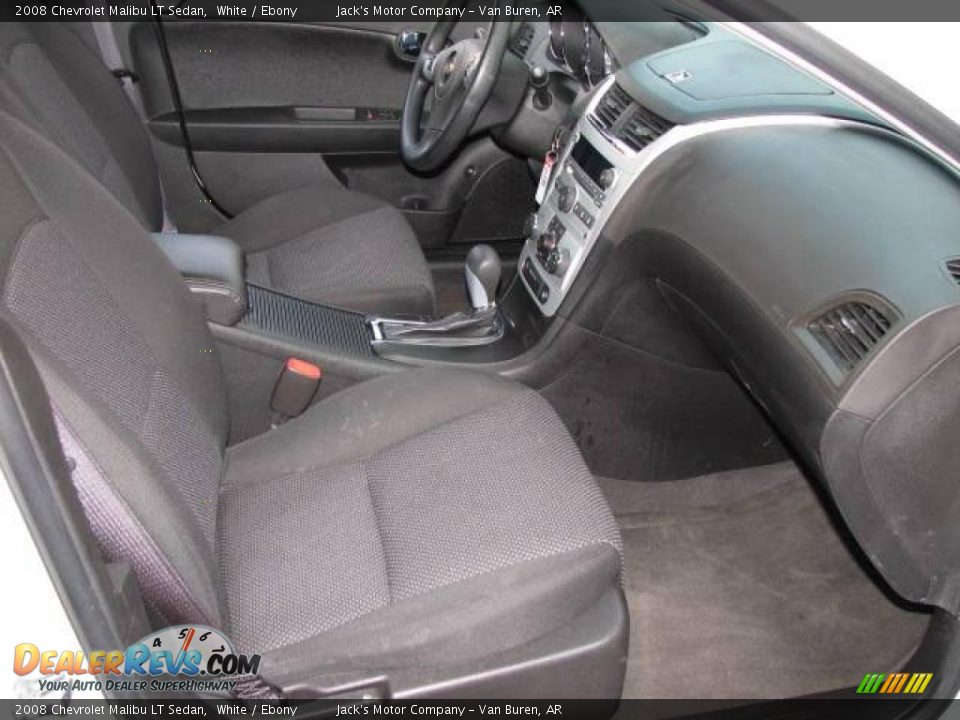 2008 Chevrolet Malibu LT Sedan White / Ebony Photo #9