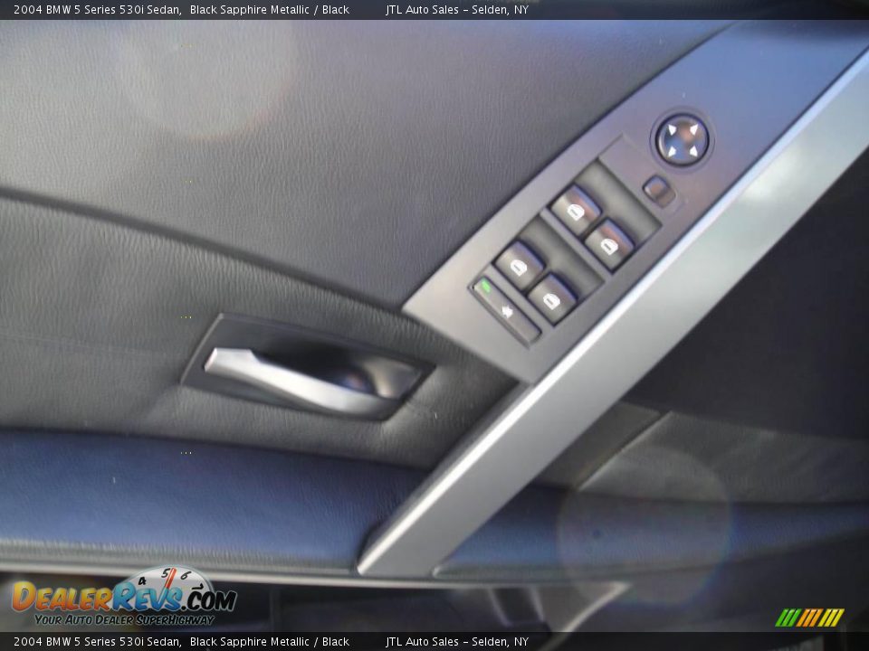 2004 BMW 5 Series 530i Sedan Black Sapphire Metallic / Black Photo #9