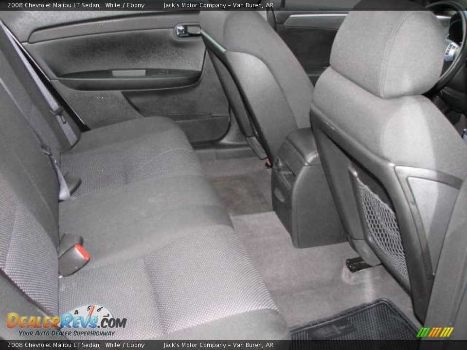 2008 Chevrolet Malibu LT Sedan White / Ebony Photo #10