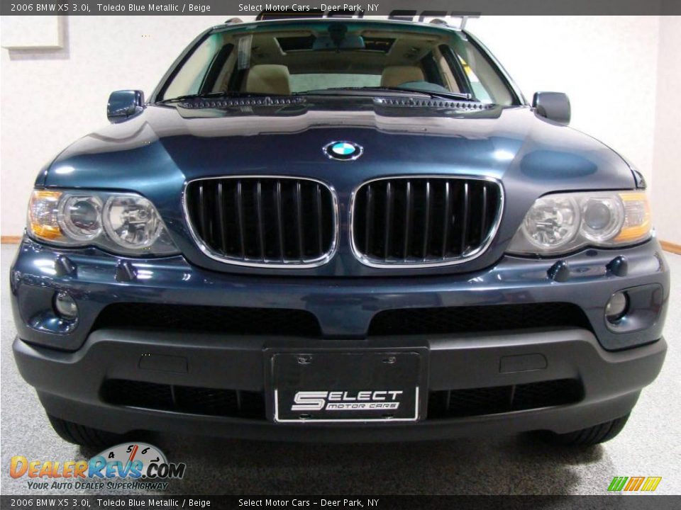 2006 BMW X5 3.0i Toledo Blue Metallic / Beige Photo #2