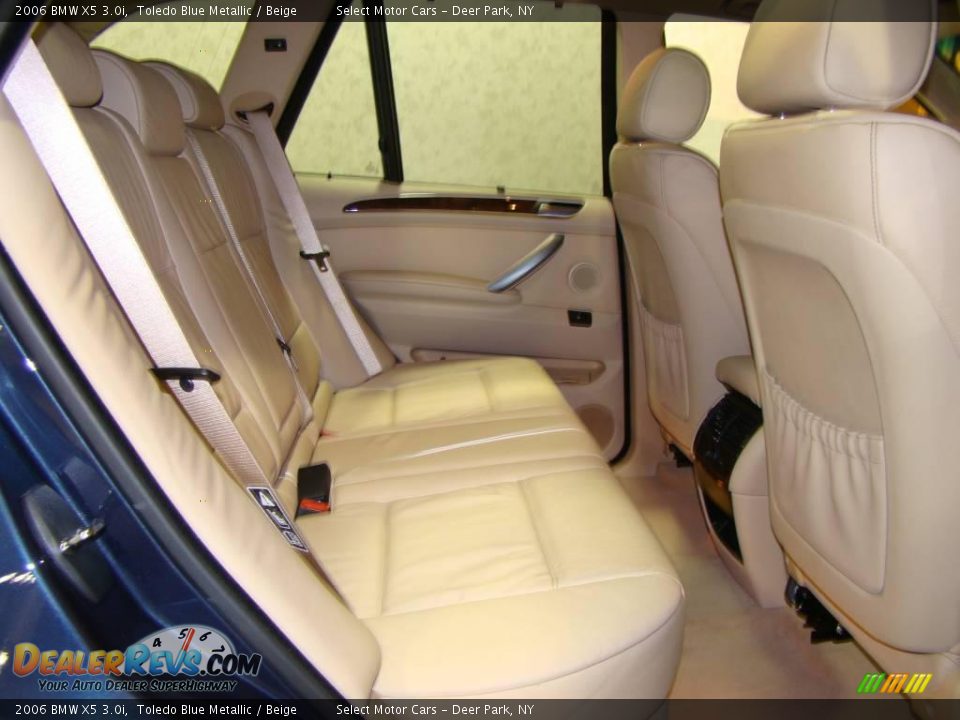 2006 BMW X5 3.0i Toledo Blue Metallic / Beige Photo #12