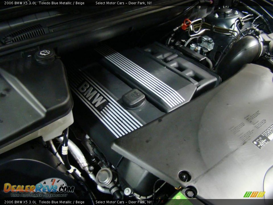 2006 BMW X5 3.0i Toledo Blue Metallic / Beige Photo #13