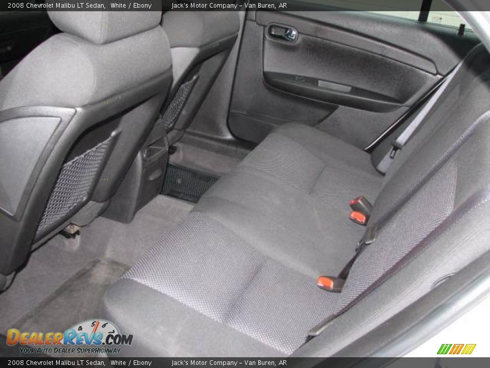 2008 Chevrolet Malibu LT Sedan White / Ebony Photo #12