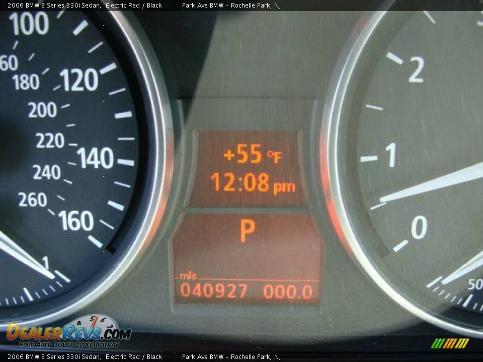 2006 BMW 3 Series 330i Sedan Electric Red / Black Photo #14