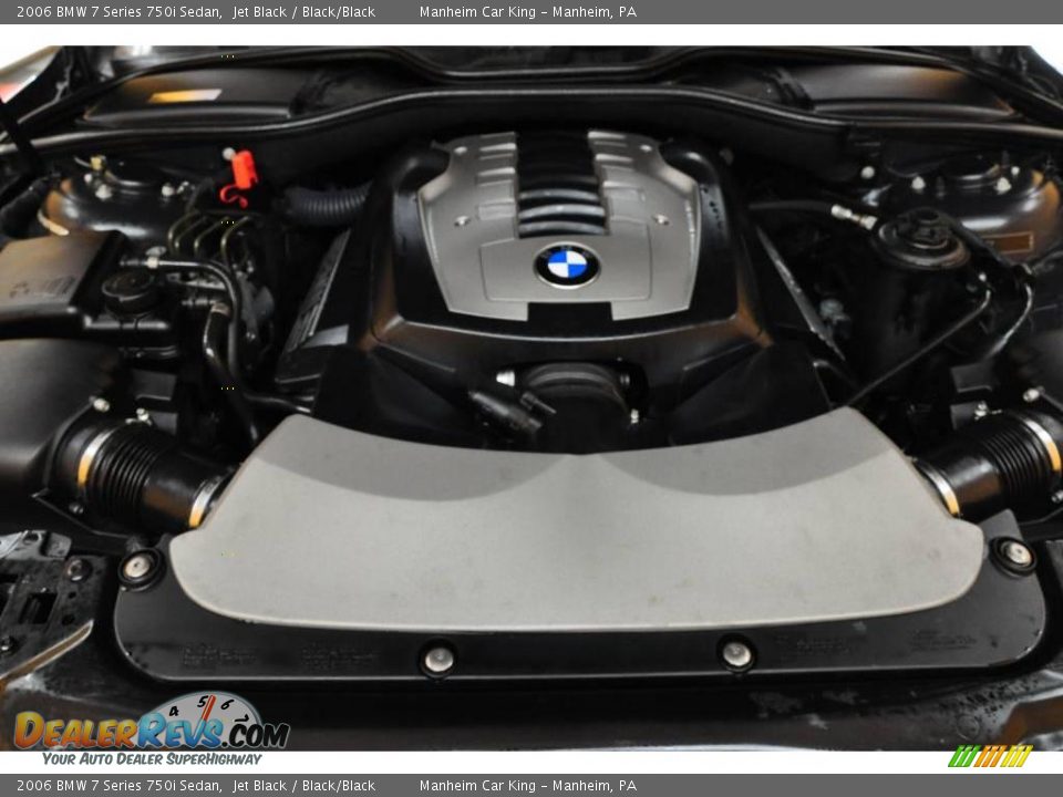 2006 BMW 7 Series 750i Sedan Jet Black / Black/Black Photo #21