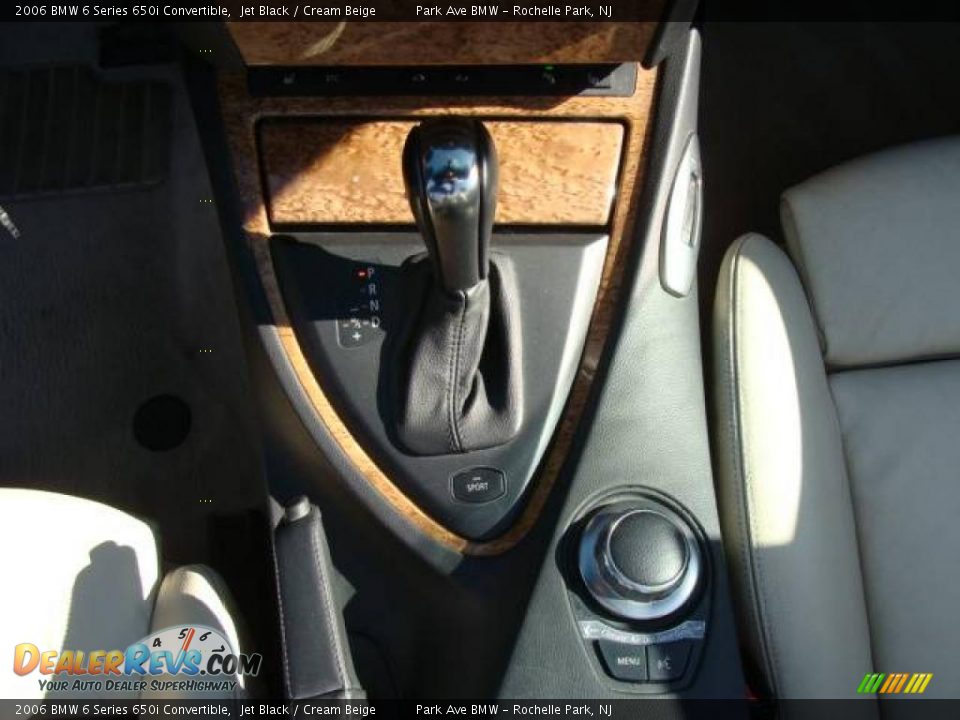 2006 BMW 6 Series 650i Convertible Jet Black / Cream Beige Photo #23