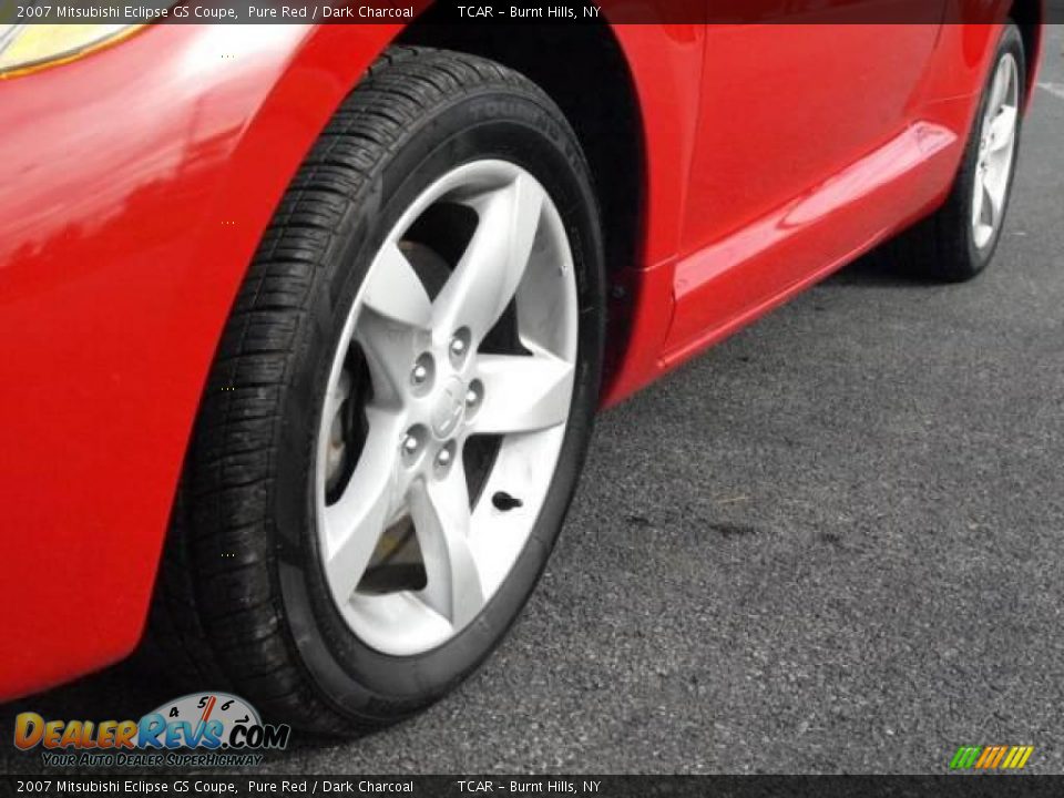2007 Mitsubishi Eclipse GS Coupe Pure Red / Dark Charcoal Photo #6