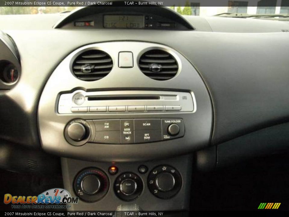 2007 Mitsubishi Eclipse GS Coupe Pure Red / Dark Charcoal Photo #11