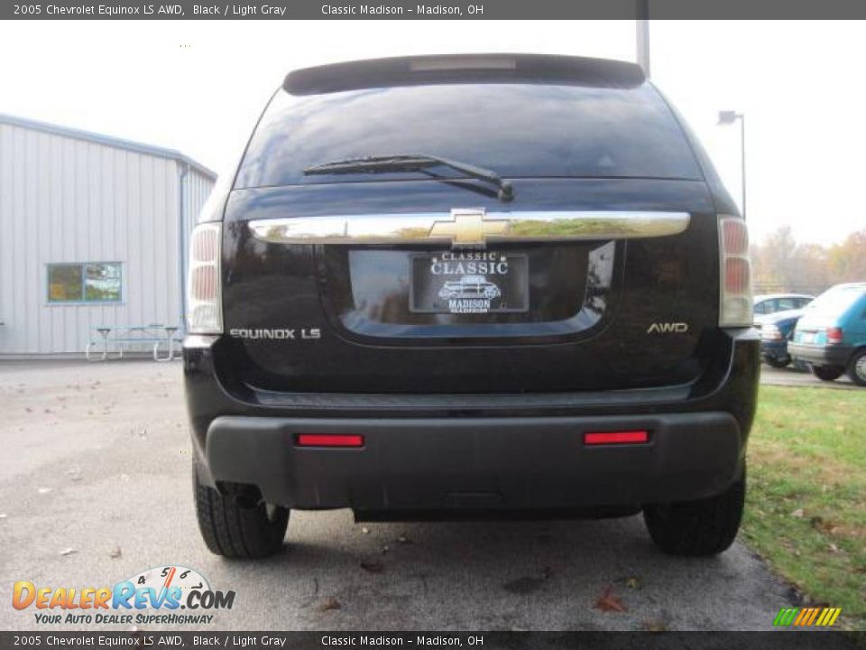 2005 Chevrolet Equinox LS AWD Black / Light Gray Photo #5