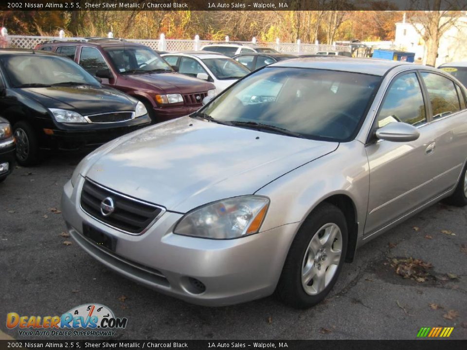 2002 Nissan Altima 2.5 S Sheer Silver Metallic / Charcoal Black Photo #7
